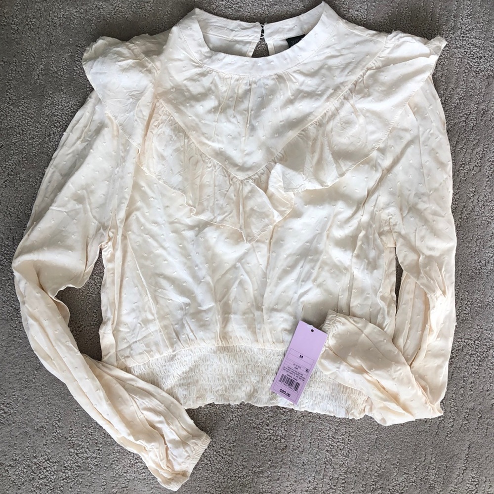 Off-white blouse